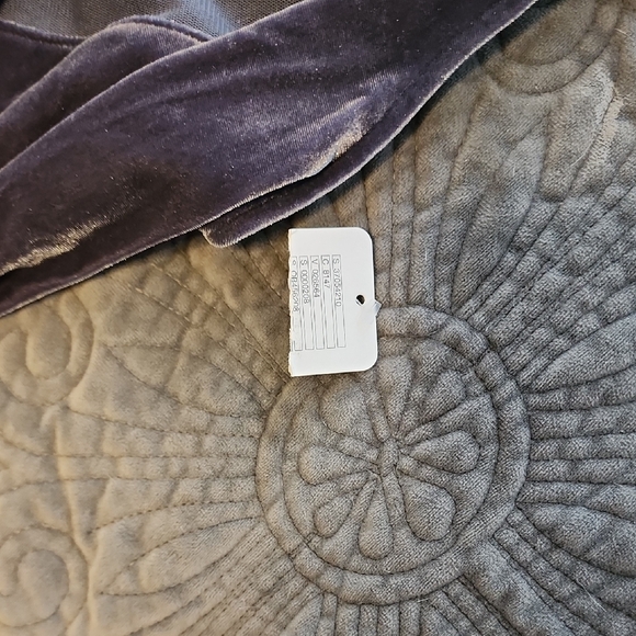 Free people Elegant silver grey velour Maxi Dress - Picture 2 of 4